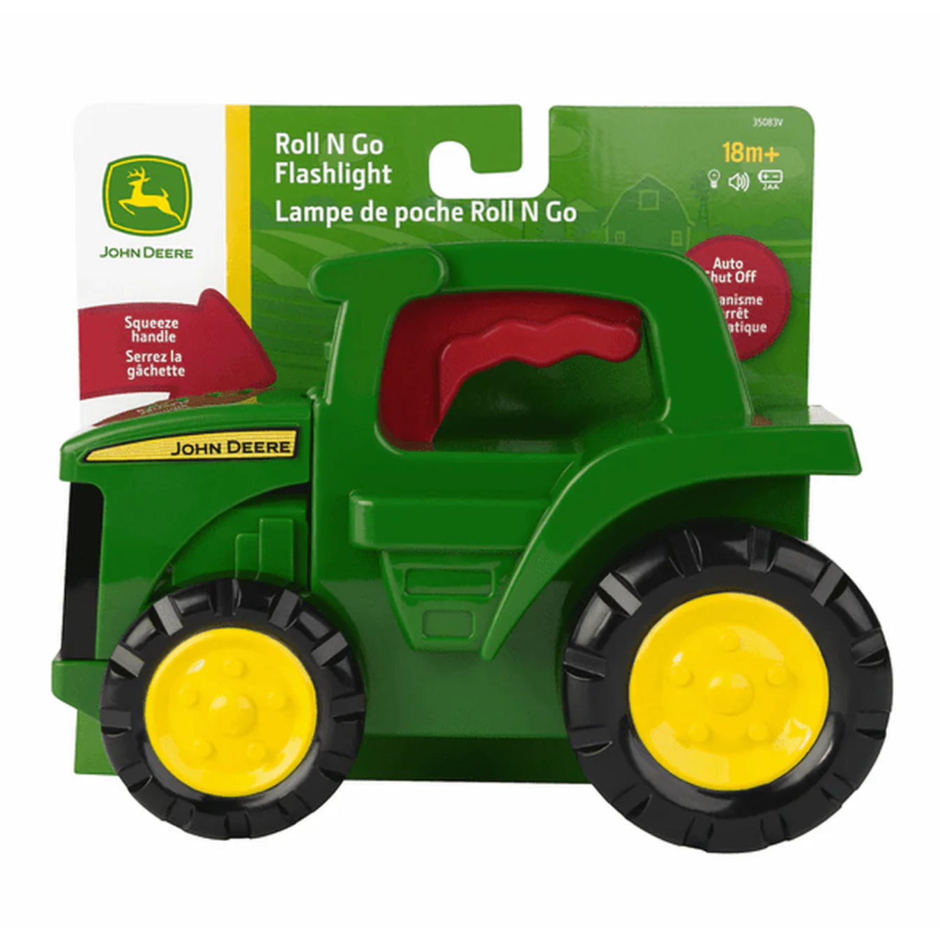 John Deere Roll n Go Flashlight-TOMY-Little Giant Kidz