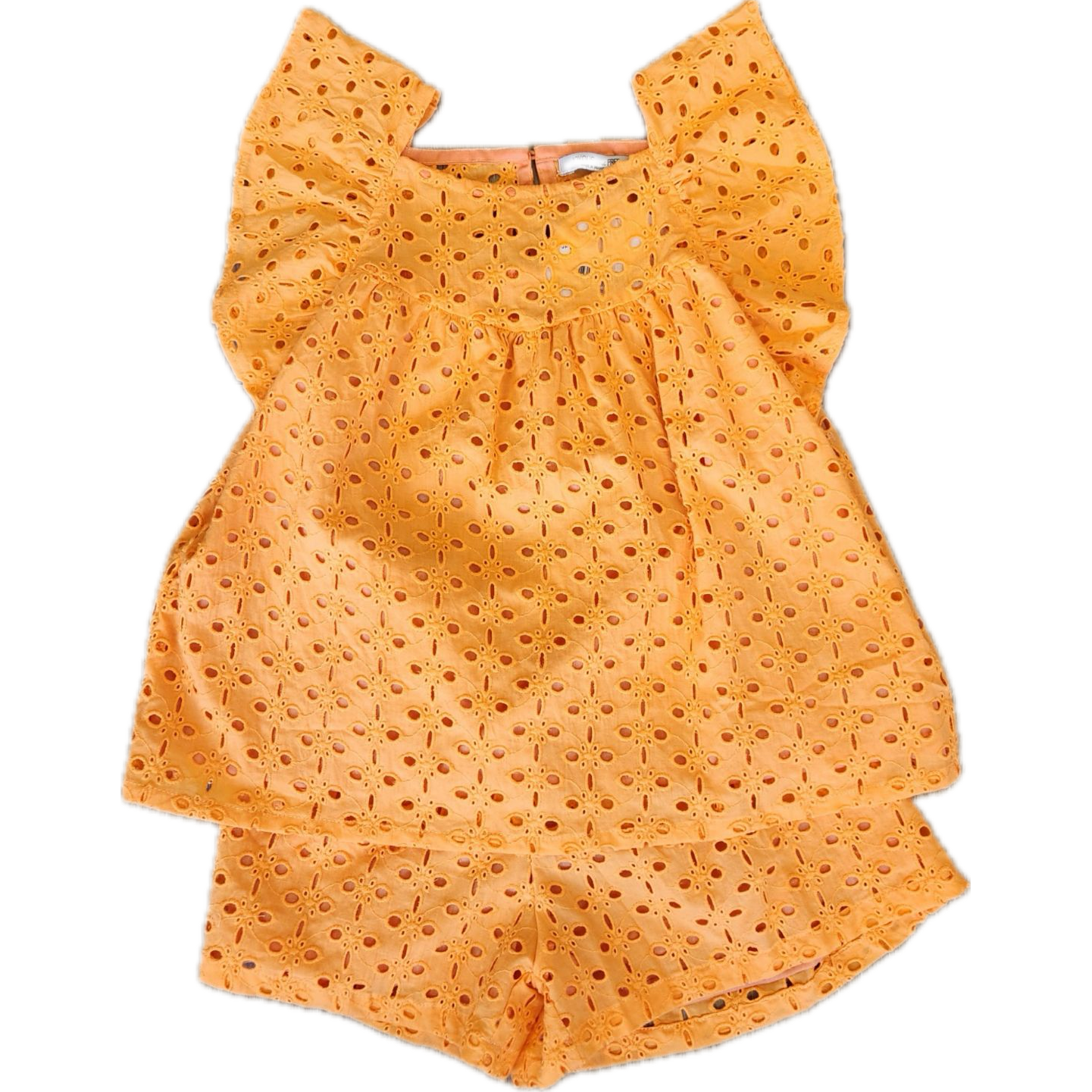 Joyous & Free Royal Top & Cullot Set- Orange-Joyous & Free-Little Giant Kidz