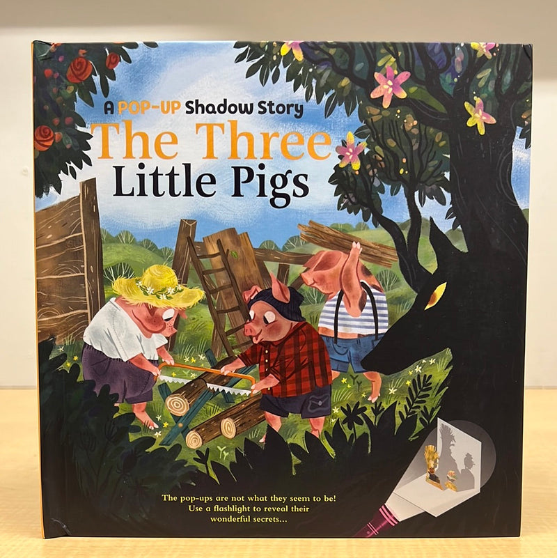 Kane Miller: A Pop-Up Shadow Story: The Three Little Pigs (Hardcover Book)-EDC-USBORNE-Little Giant Kidz