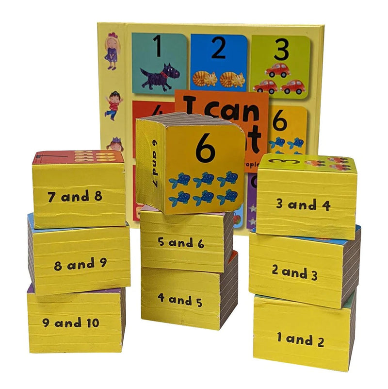 Kane Miller: I Can Count: 9 Mini Board Books Set-EDC-USBORNE-Little Giant Kidz