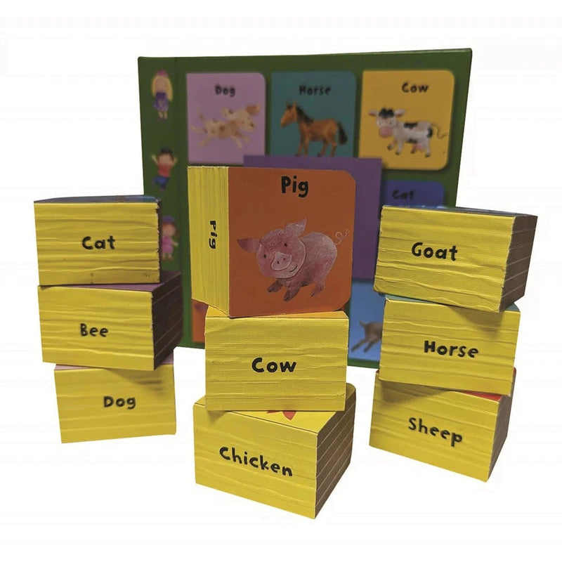 Kane Miller: My Farm Animal World: 9 Mini Board Books Set-EDC-USBORNE-Little Giant Kidz