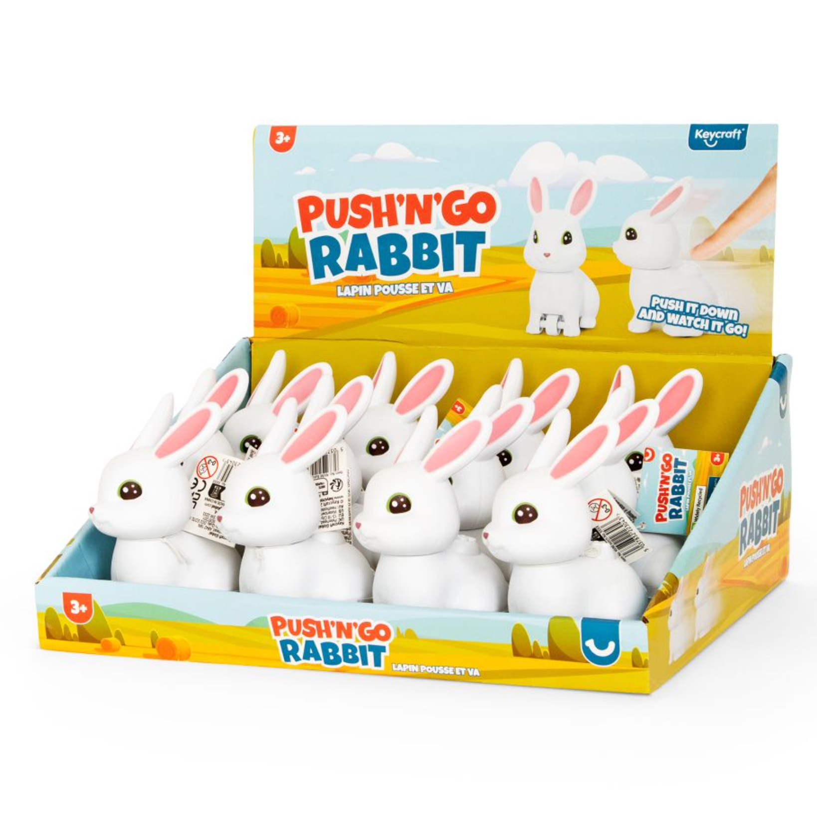 Keycraft Global Push 'n' Go Rabbit-Keycraft Global-Little Giant Kidz
