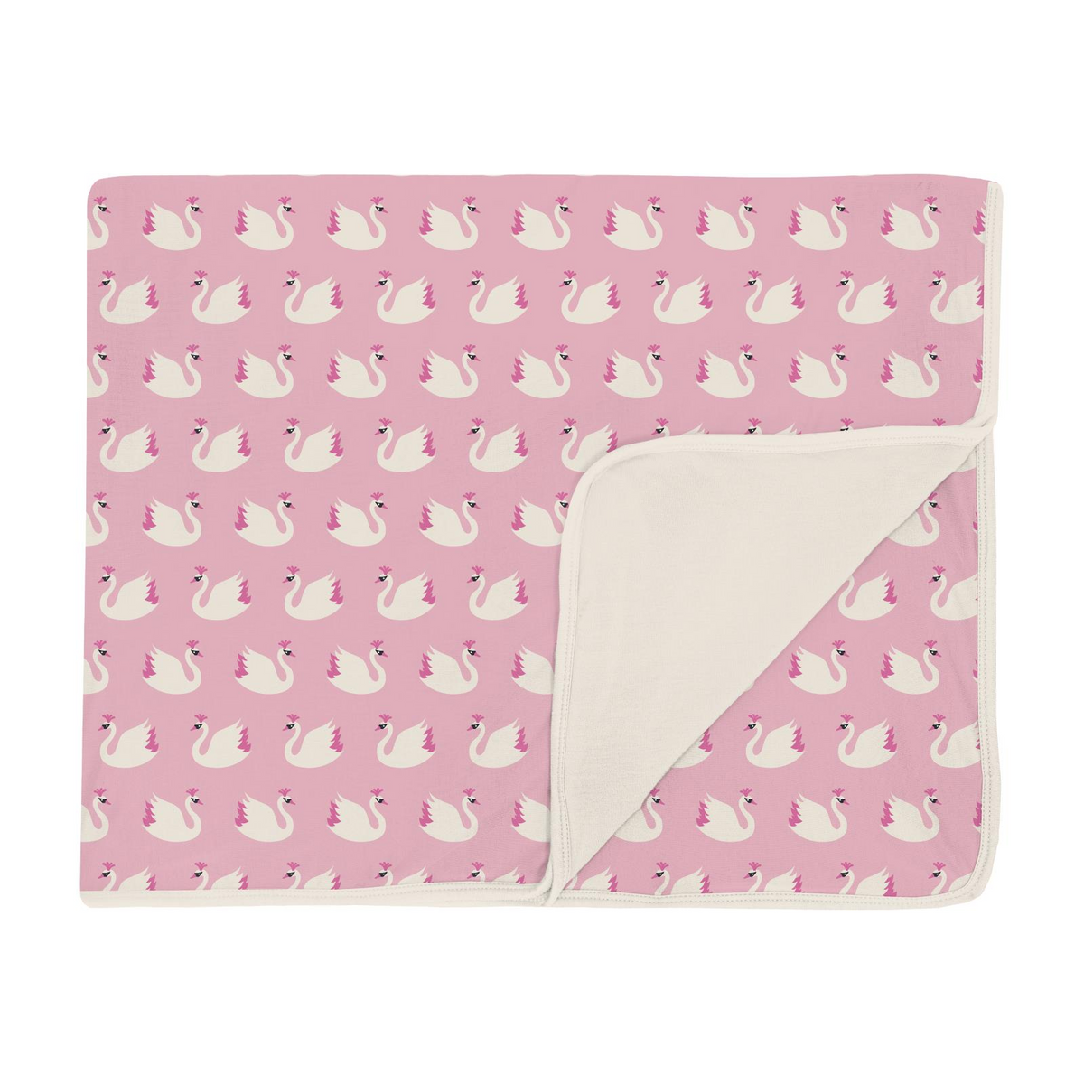 Kickee Pants Cake Pop Swan Princess Print Toddler Blanket
