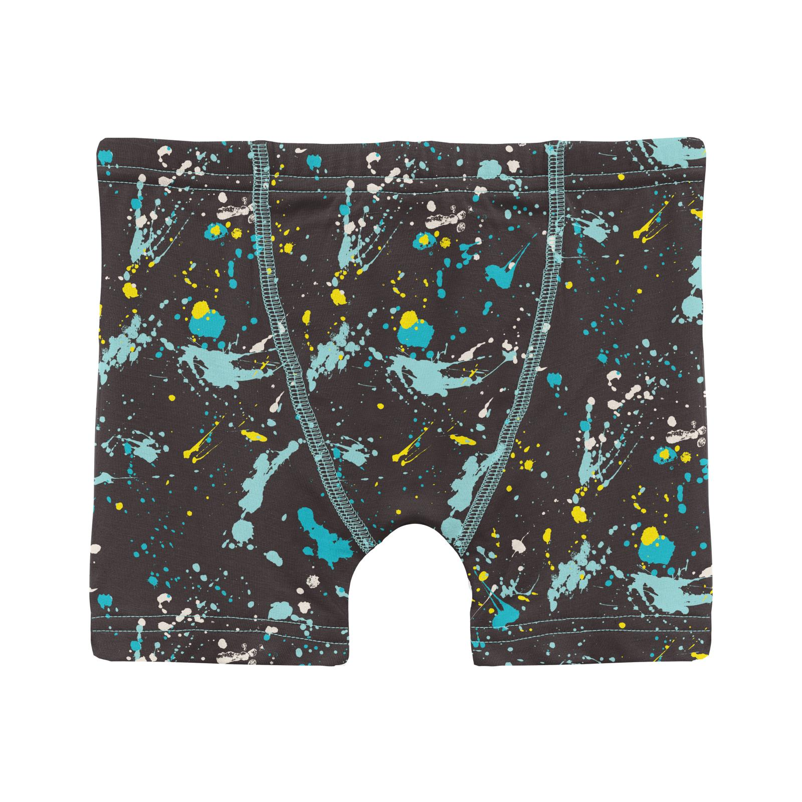 Kickee Pants Confetti Splatter Paint Print Boy's Boxer Brief-Kickee Pants-Little Giant Kidz