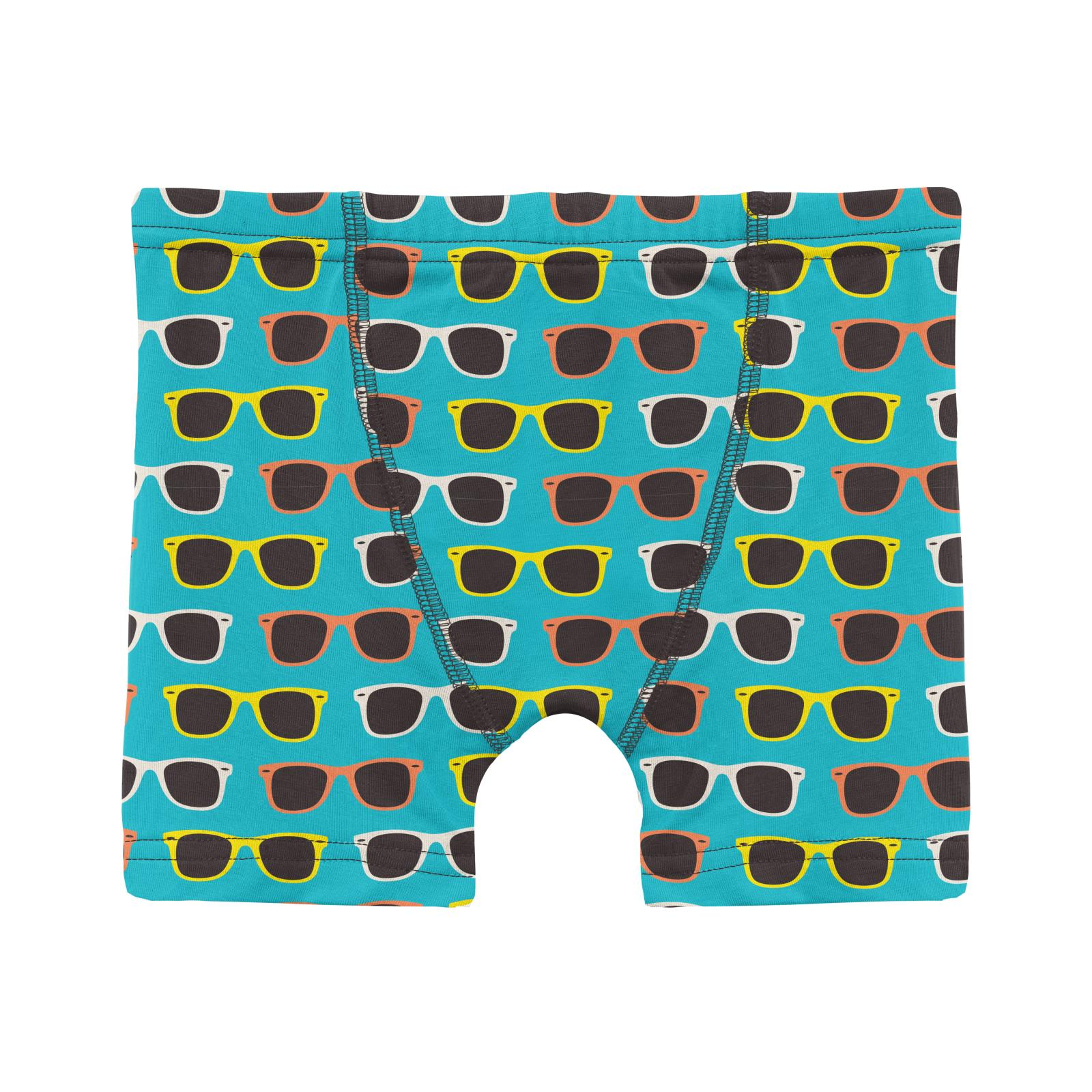 Kickee Pants Confetti Sunglasses Print Boy's Boxer Brief-Kickee Pants-Little Giant Kidz