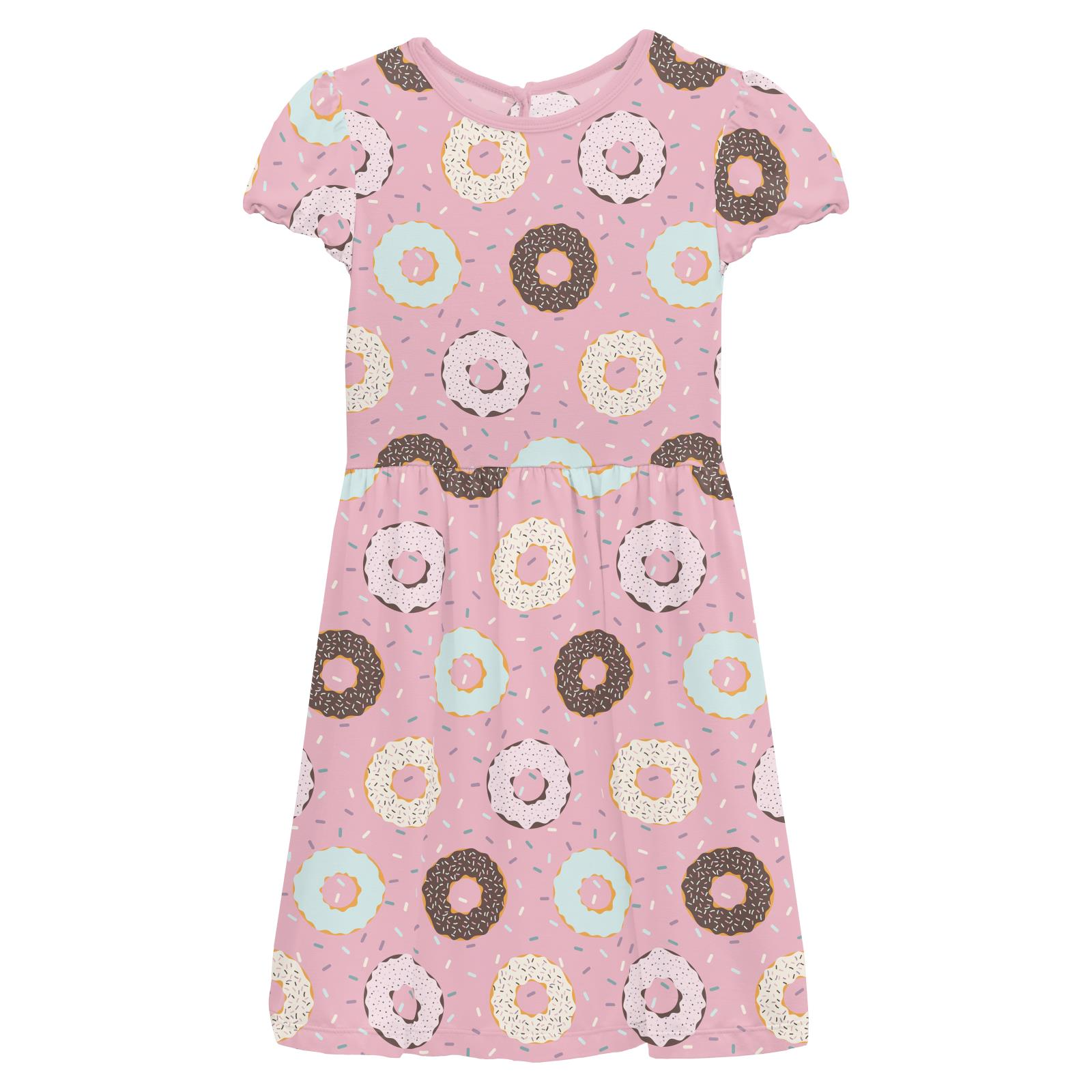 Kickee Pants Flutter Sleeve Twirl Dress with Pockets- Cake