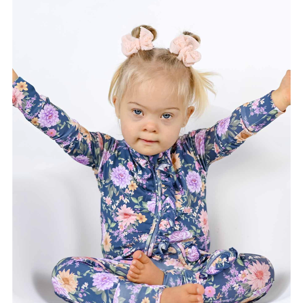 LEV Baby Anna Ruffled Convertible Romper-LEV Baby-Little Giant Kidz