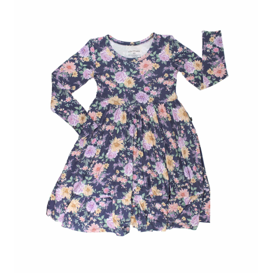 LEV Baby Anna Twirl Dress-LEV Baby-Little Giant Kidz