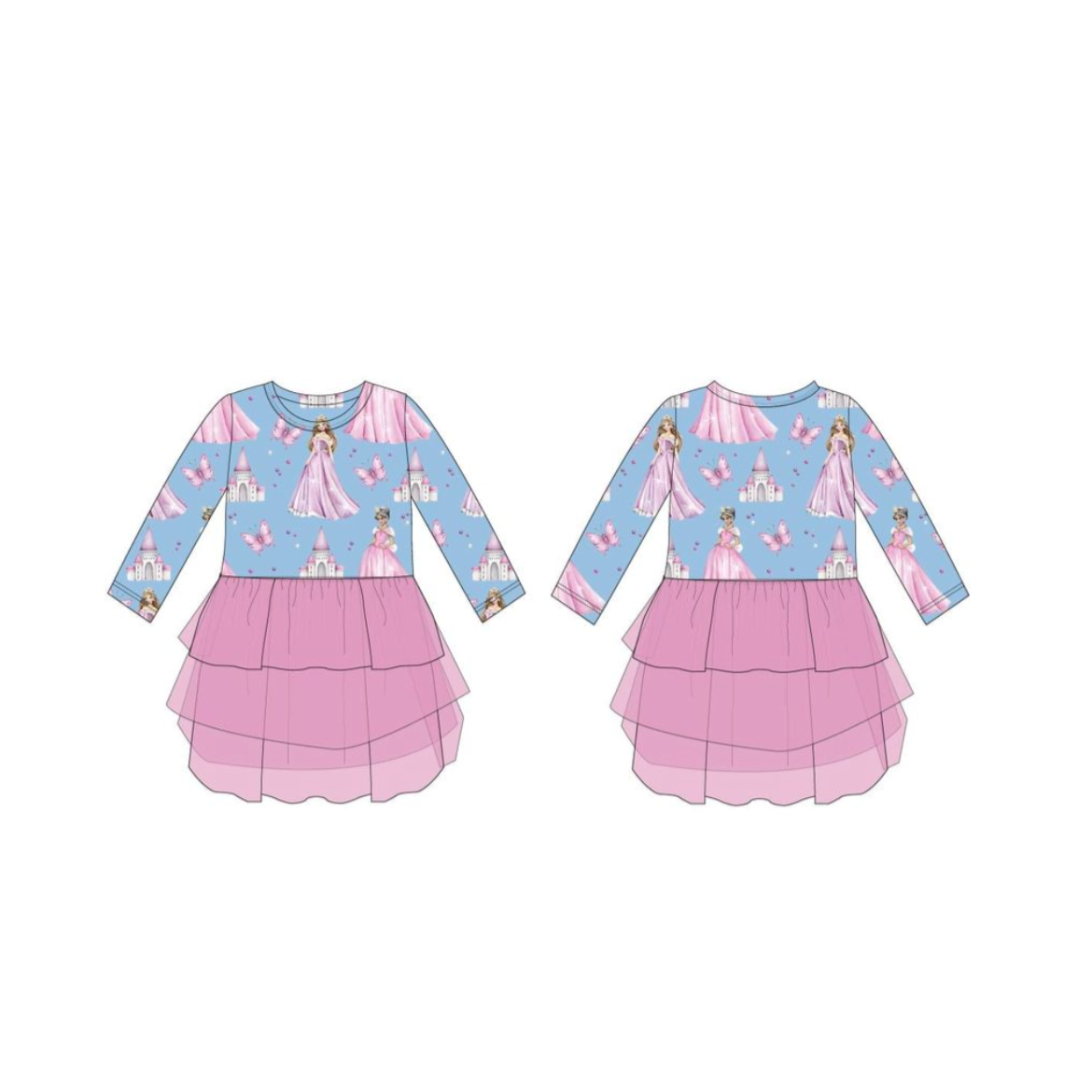 LEV Baby Kinsley Tutu Tulle Dress-LEV Baby-Little Giant Kidz