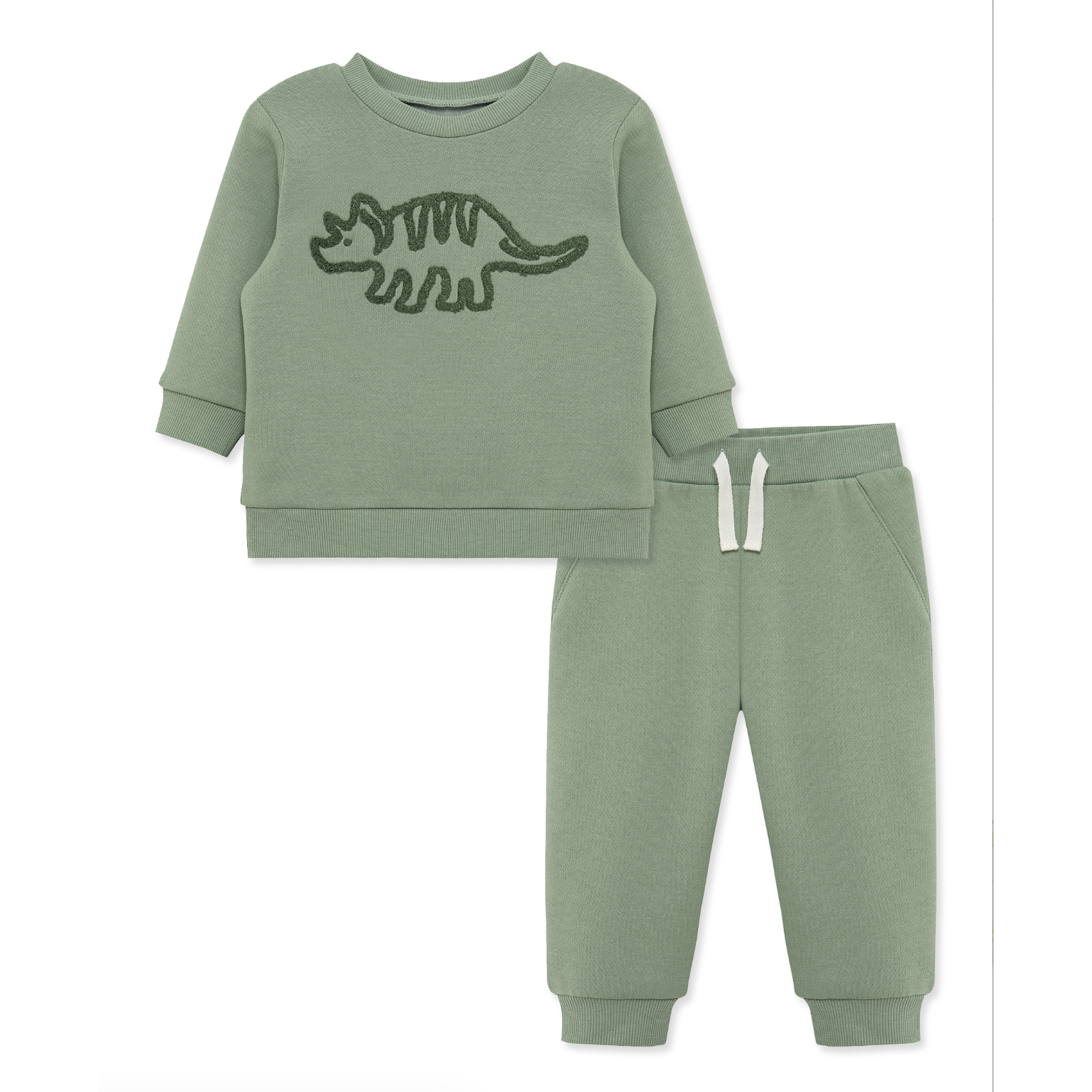 LITTLE ME Dino Sweatshirt Set-LITTLE ME-Little Giant Kidz