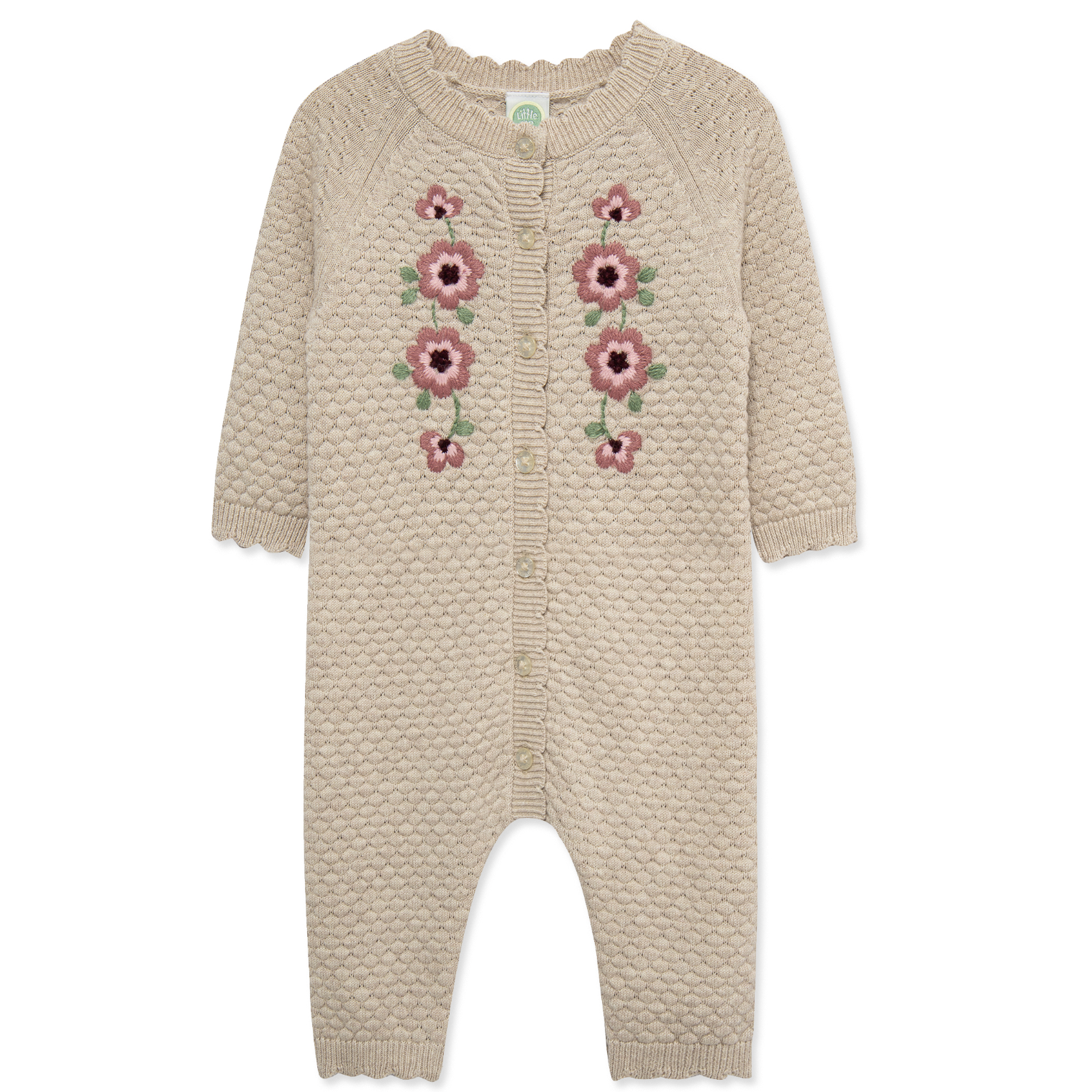 LITTLE ME Garland Coverall-LITTLE ME-Little Giant Kidz