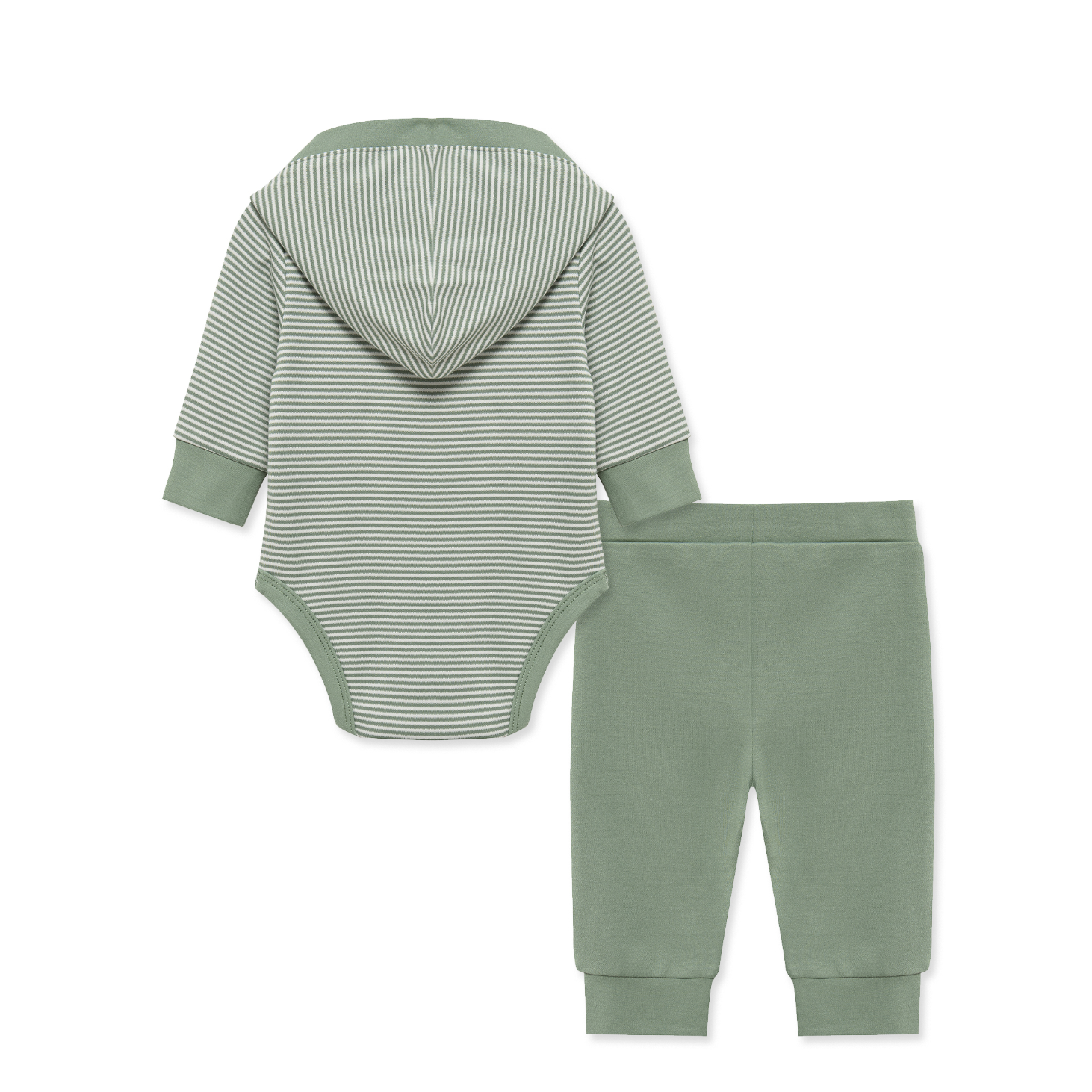 LITTLE ME Green Bodysuit Pant Set-LITTLE ME-Little Giant Kidz