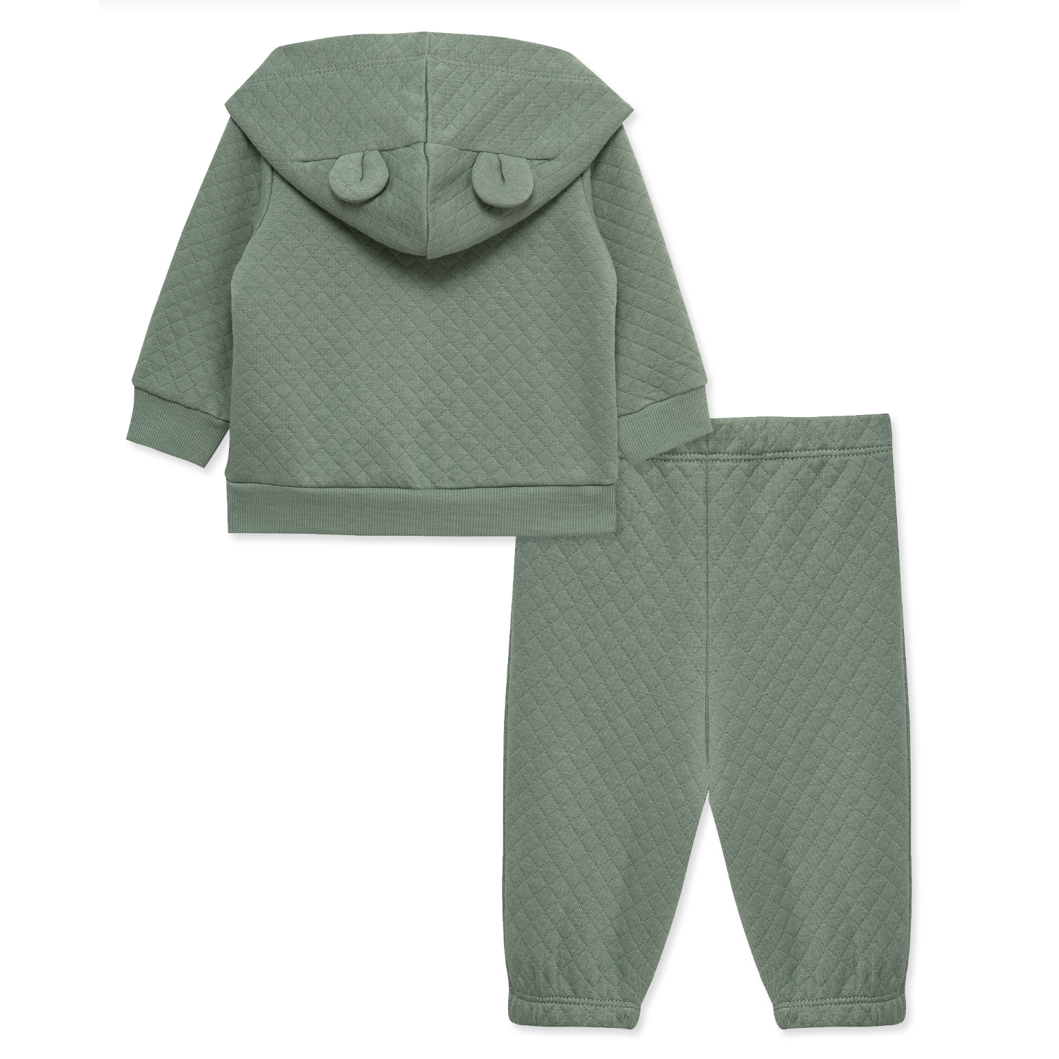 LITTLE ME Green Quilt Jacket Set-LITTLE ME-Little Giant Kidz