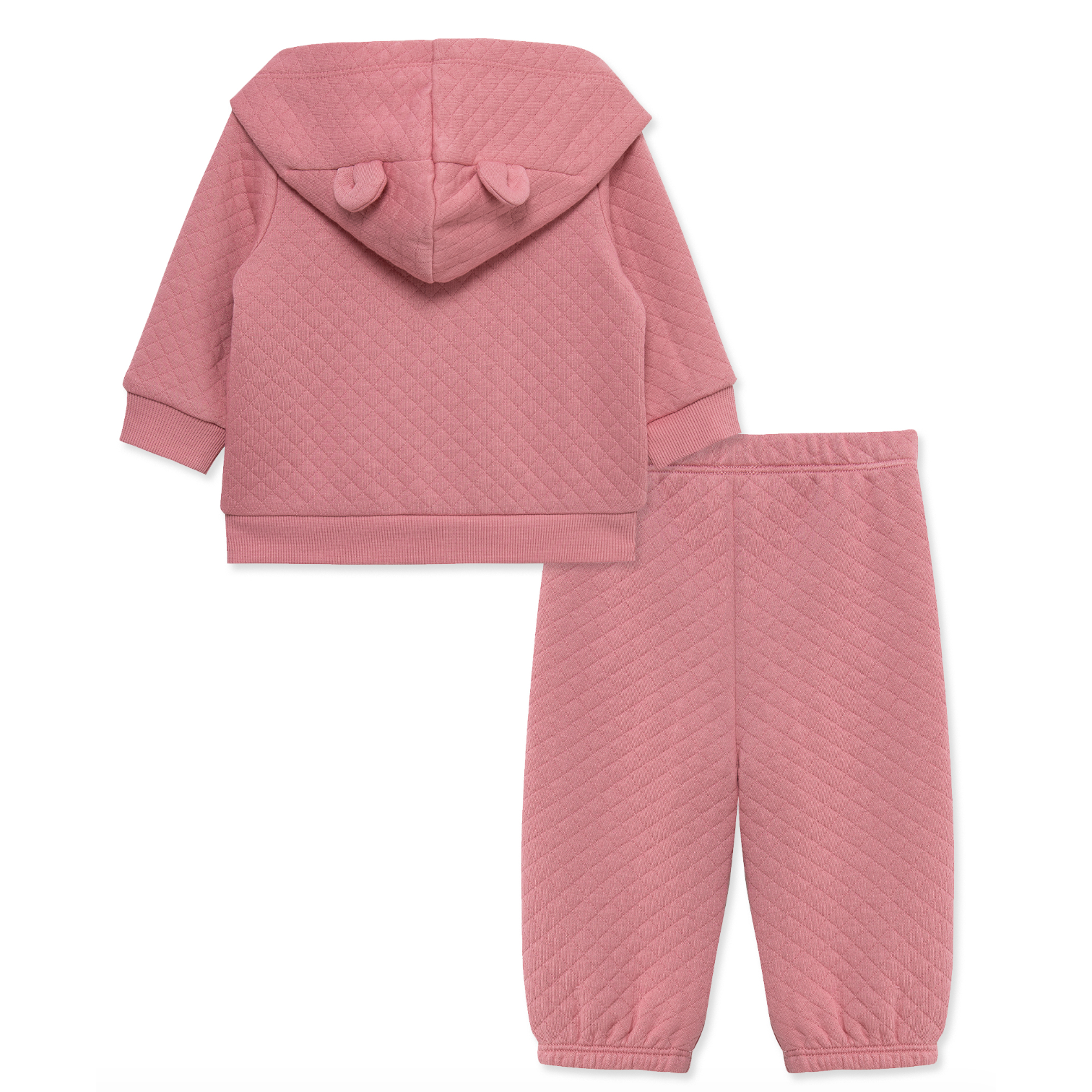 LITTLE ME Rose Quilt Jacket Set-LITTLE ME-Little Giant Kidz