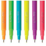 Le Pens Florescent Set - 0.3mm Fine Point Pens - Smudge Proof Ink - 6 Count-Montrose Colors, Inc.-Little Giant Kidz