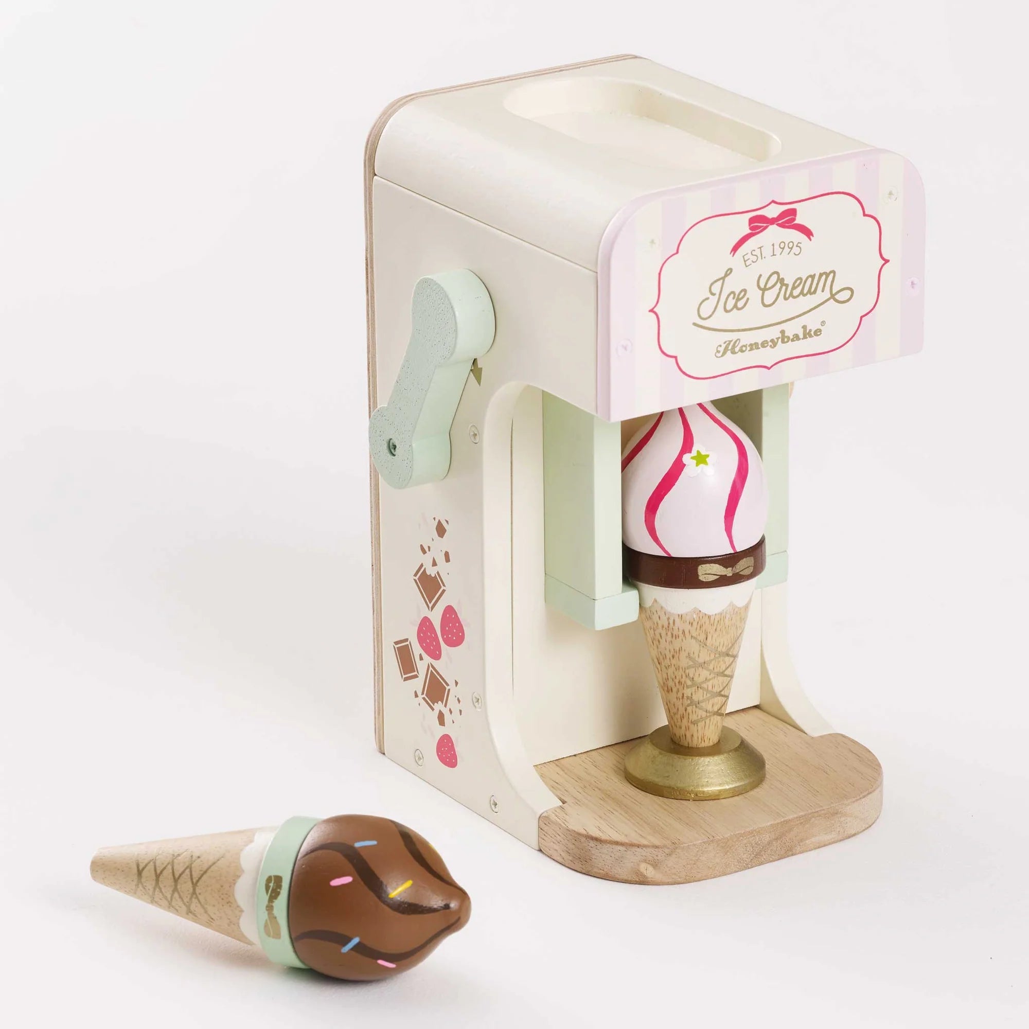 Le Toy Van Ice Cream Machine & Play Food Cones-LE TOY VAN-Little Giant Kidz