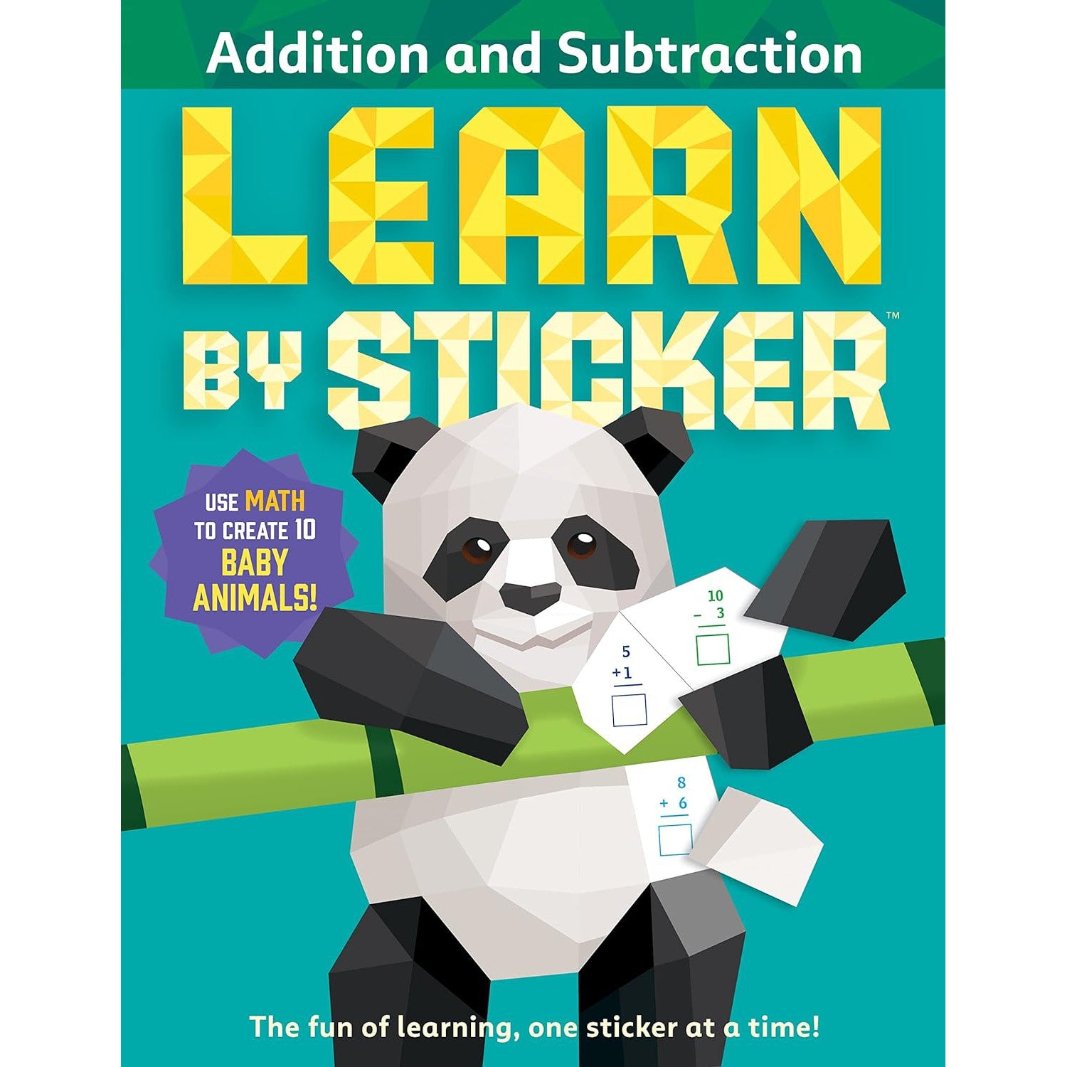 Learn by Sticker: Addition and Subtraction: Use Math to Create 10 Baby Animals!-HACHETTE BOOK GROUP USA-Little Giant Kidz