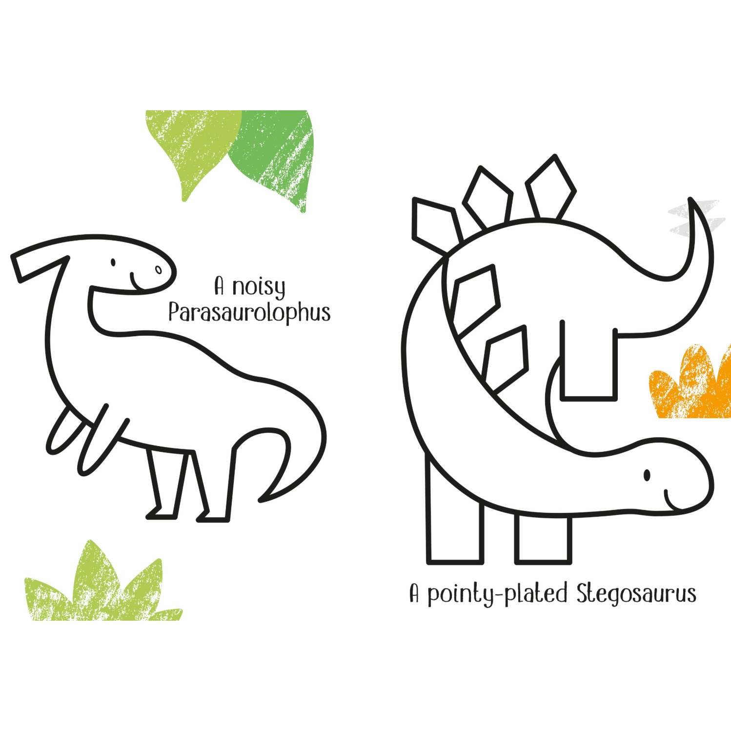 Little Coloring Dinosaurs :Usborne-HARPER COLLINS PUBLISHERS-Little Giant Kidz
