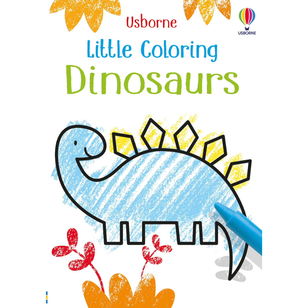 Little Coloring Dinosaurs :Usborne-HARPER COLLINS PUBLISHERS-Little Giant Kidz