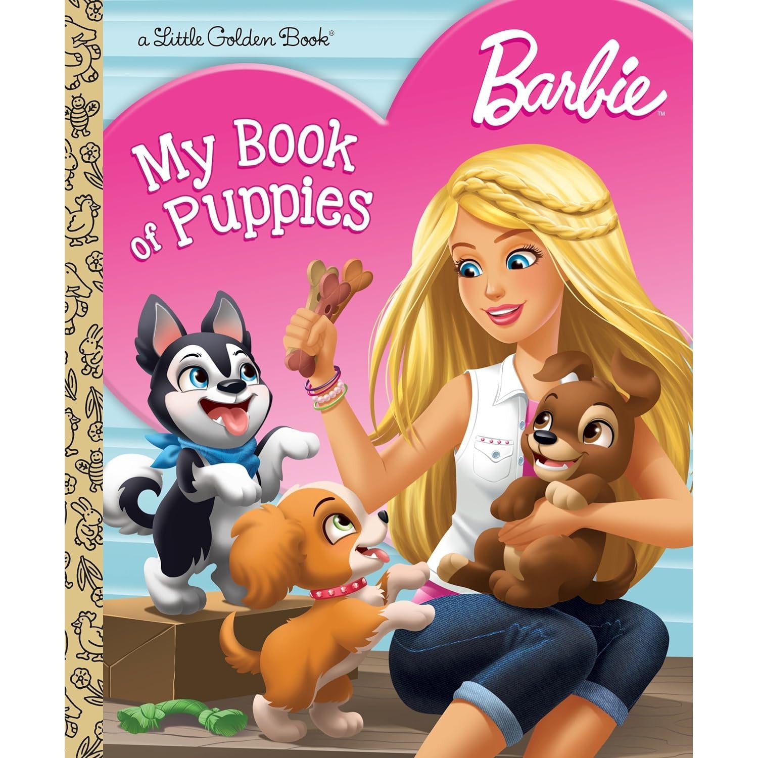 Little Golden Book: Barbie: My Book of Puppies-PENGUIN RANDOM HOUSE-Little Giant Kidz