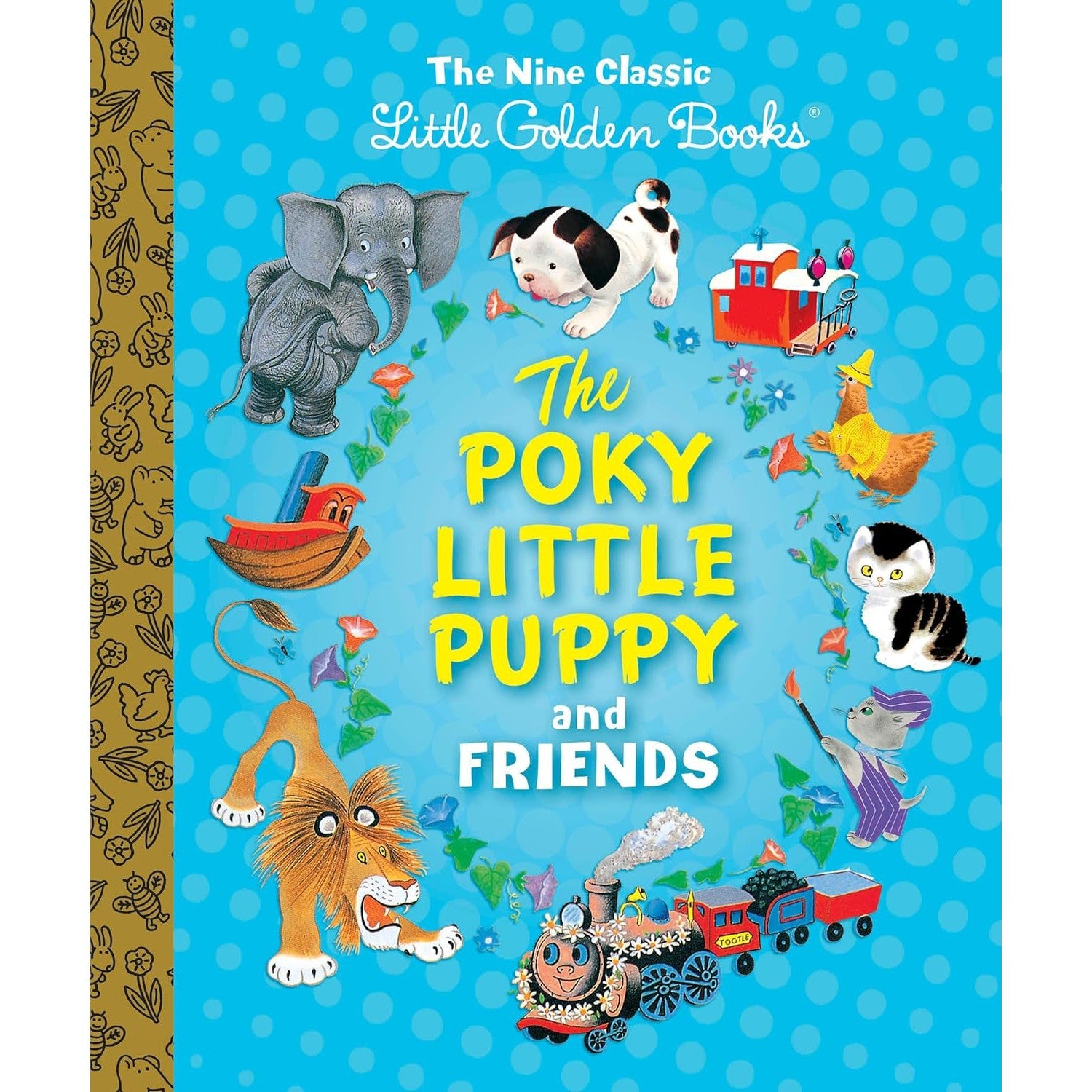 Little Golden Book: The Poky Little Puppy and Friends: The Nine Classic Little Golden Books-PENGUIN RANDOM HOUSE-Little Giant Kidz