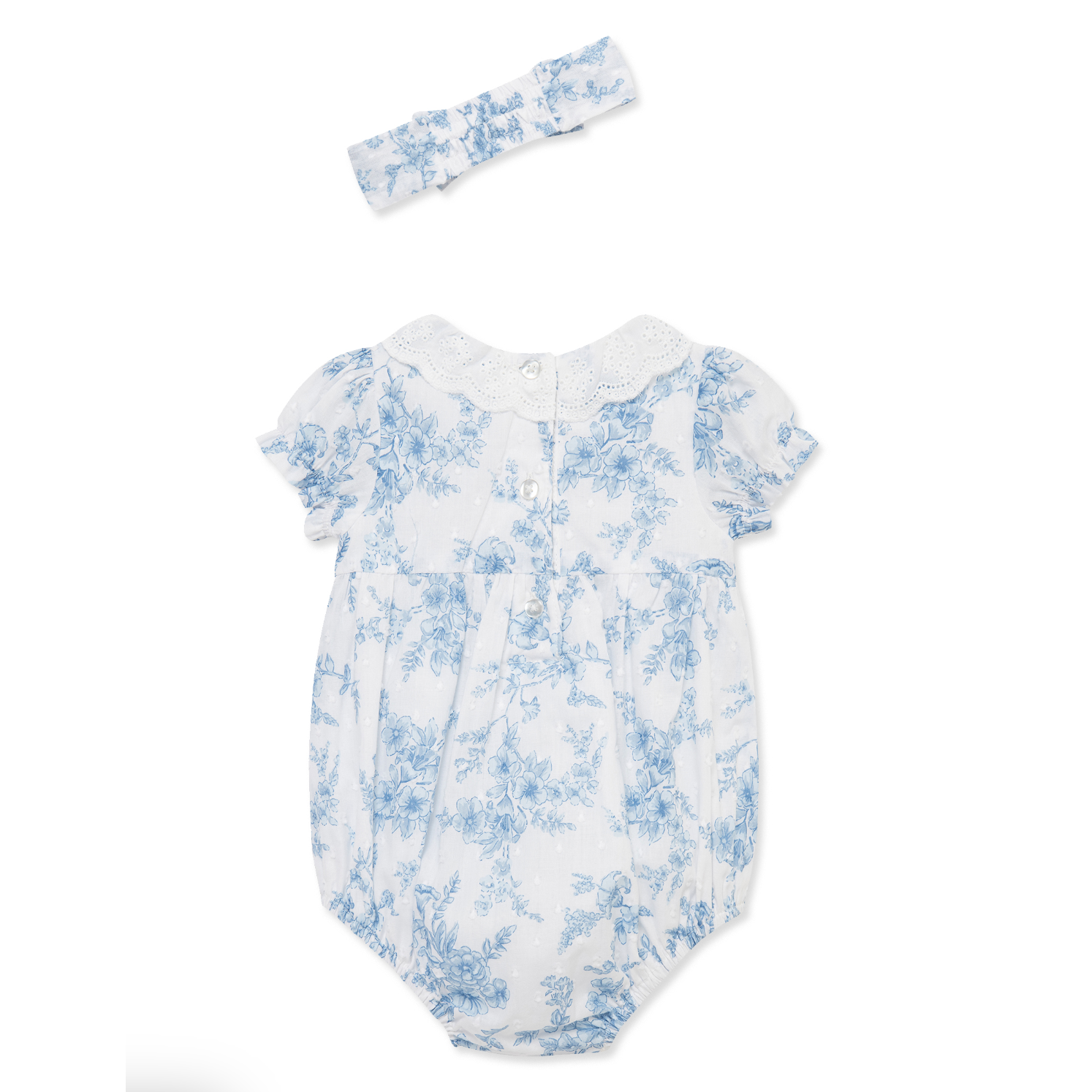 Little Me Bubble- Blue Floral-LITTLE ME-Little Giant Kidz
