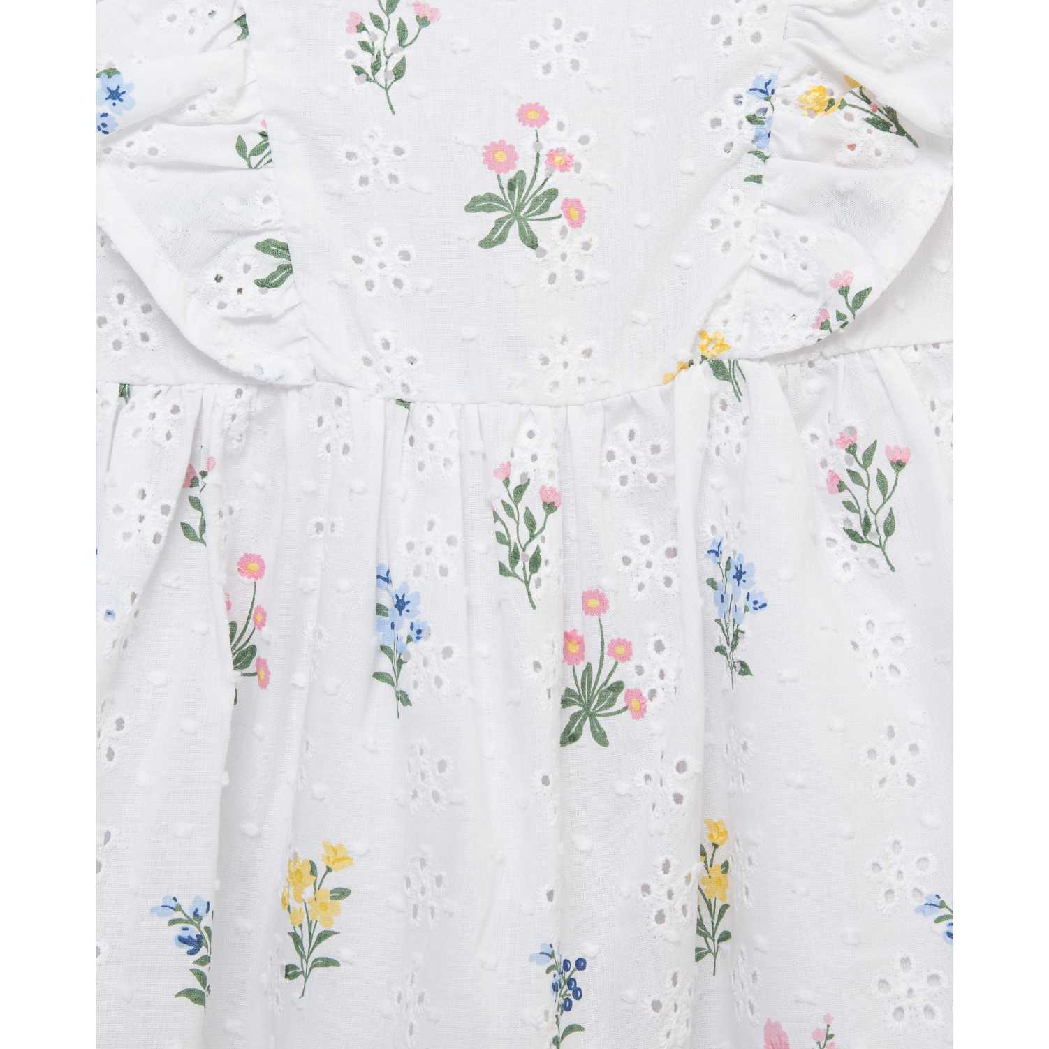 Little Me Sundress- Eyelet Garden-LITTLE ME-Little Giant Kidz