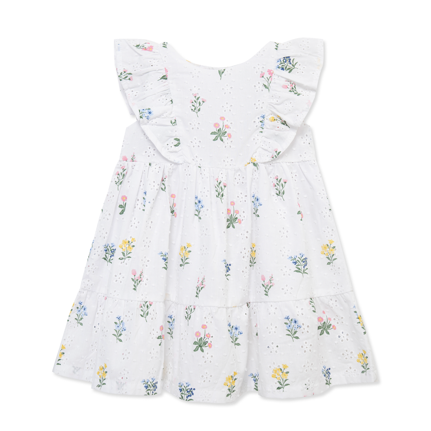 Little Me Sundress- Eyelet Garden-LITTLE ME-Little Giant Kidz