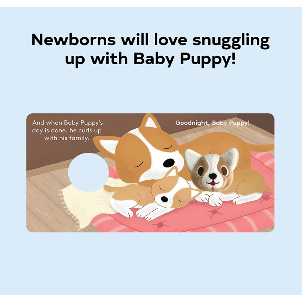 Little Puppy: Finger Puppet Book-CHRONICLE BOOKS-Little Giant Kidz