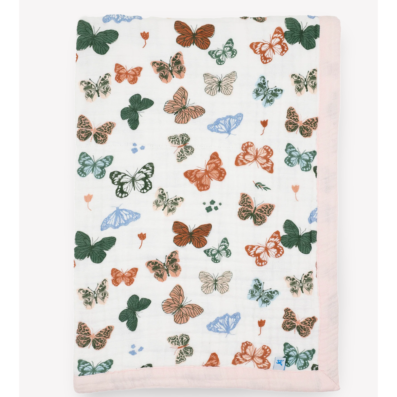 Little Unicorn Cotton Muslin Baby Quilt - Butterflies-LITTLE UNICORN-Little Giant Kidz