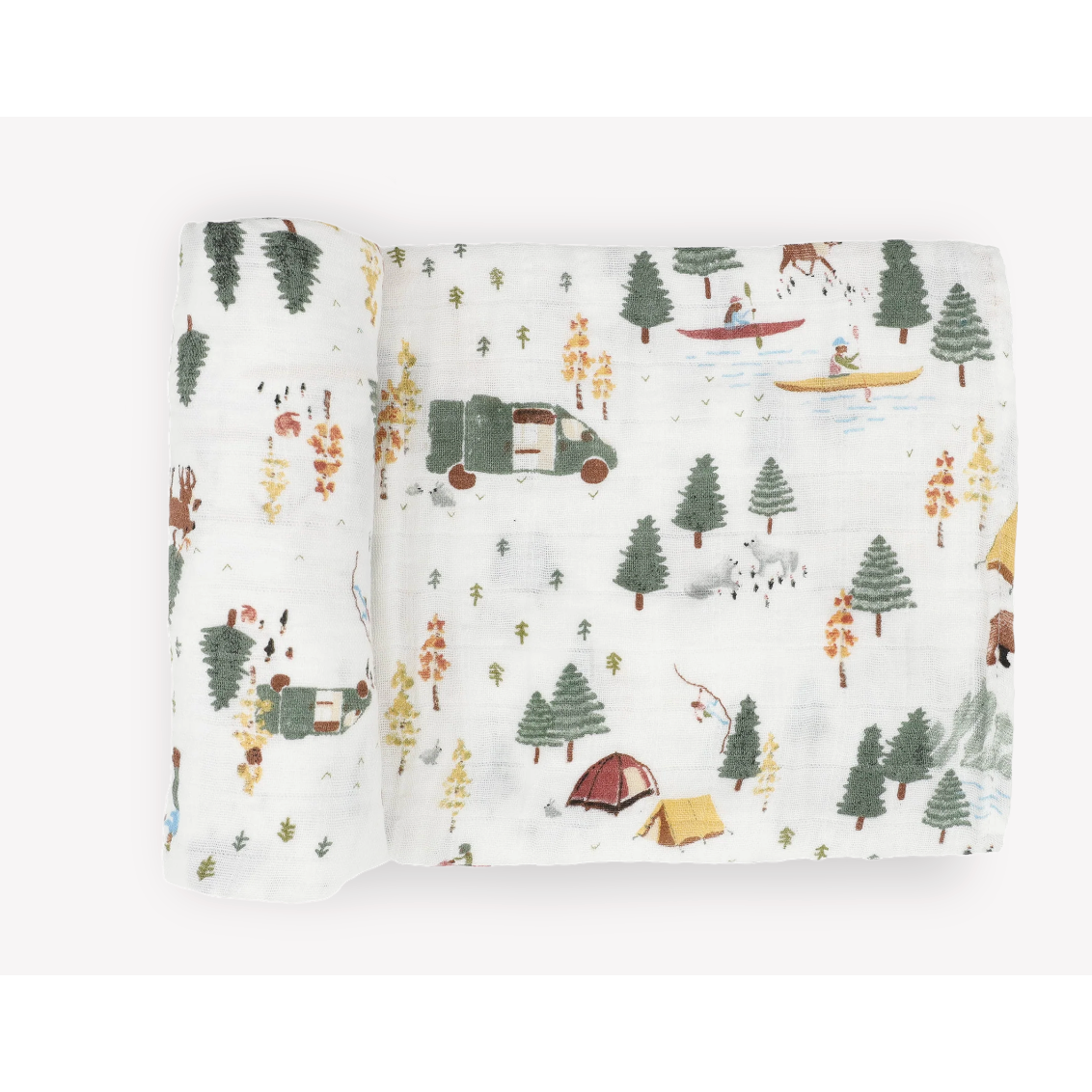 Little Unicorn Cotton Muslin Swaddle Blanket - Alpine Adventure-LITTLE UNICORN-Little Giant Kidz