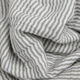 Little Unicorn Grey Stripe Cotton Muslin Baby Quilt-LITTLE UNICORN-Little Giant Kidz