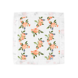 Little Unicorn Watercolor Roses Cotton Muslin Security Blanket 3-Pack-LITTLE UNICORN-Little Giant Kidz