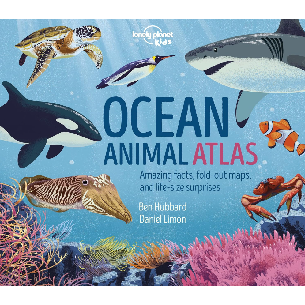 Lonely Planet Kids Ocean Animal Atlas- Hardcover-HACHETTE BOOK GROUP USA-Little Giant Kidz