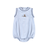 Loren Boy Hand Embroidery Bubble- Blue Mariner Bear-Baby Loren-Little Giant Kidz