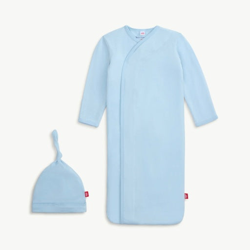 MAGNETIC ME Baby Blue Gown + Hat Set-MAGNETIC ME-Little Giant Kidz