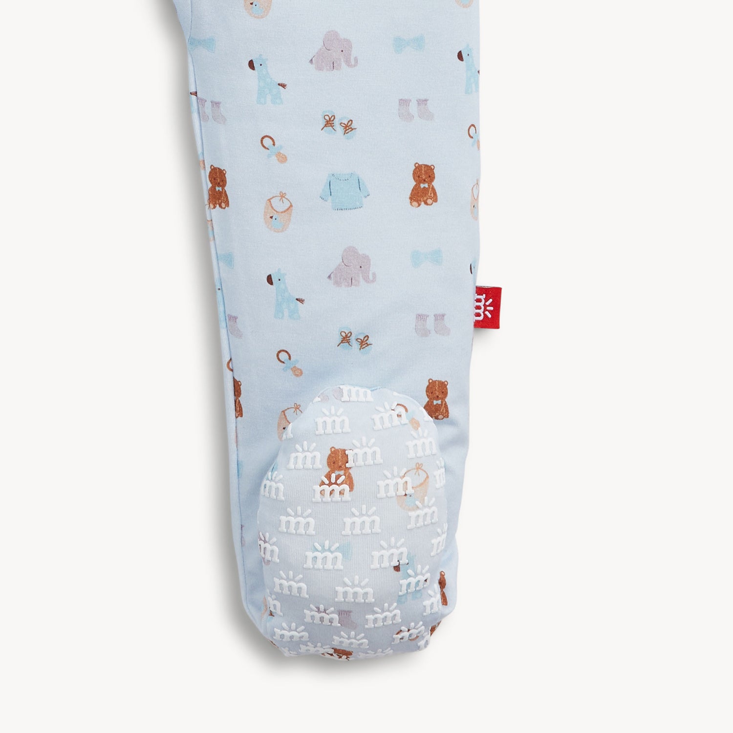 MAGNETIC ME Nursery Nostalgia Blue Modal Footie-MAGNETIC ME-Little Giant Kidz