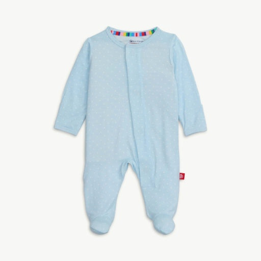 MAGNETIC ME Pin Dot Blue Footie-MAGNETIC ME-Little Giant Kidz