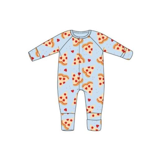 MAGNETIC ME Pizza My Heart Blue Modal Conv Coverall-MAGNETIC ME-Little Giant Kidz