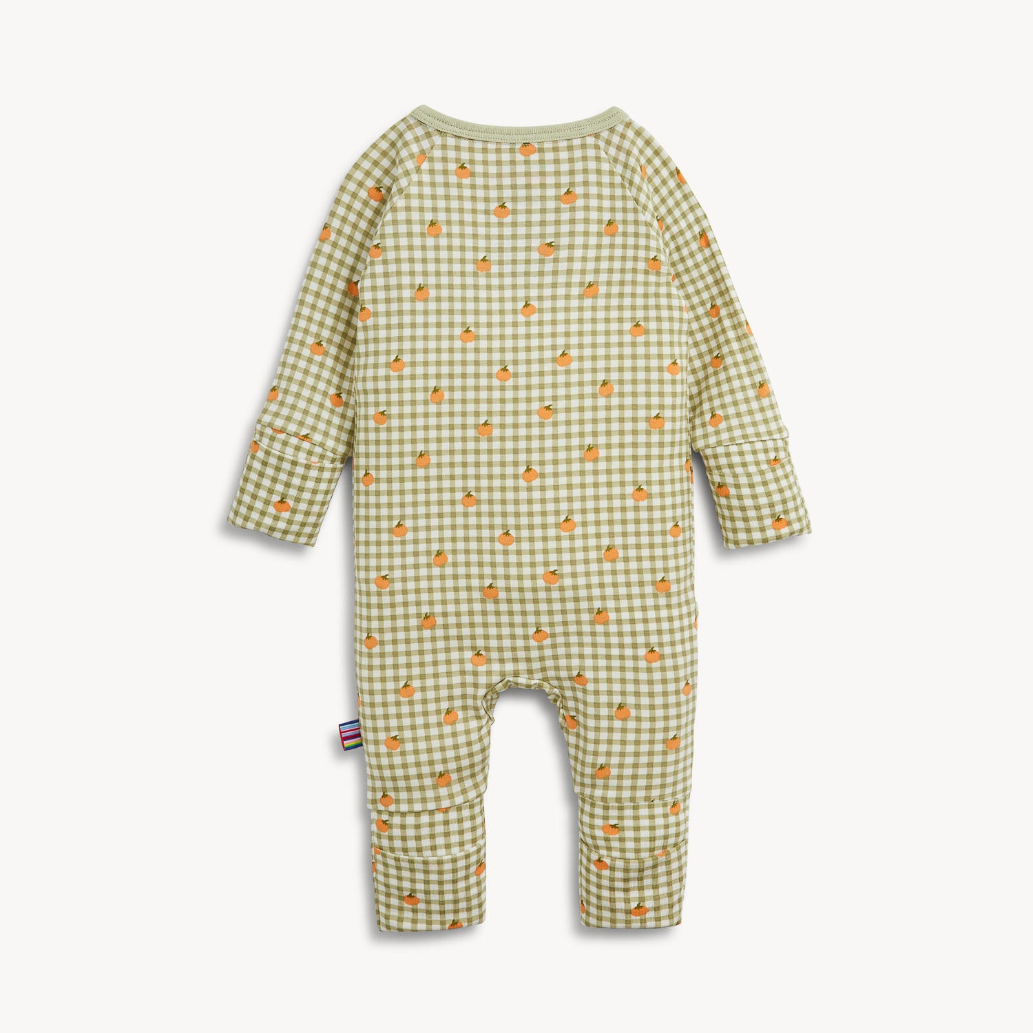 MAGNETIC ME Pumpkin Plaid Modal Conv Coverall-MAGNETIC ME-Little Giant Kidz
