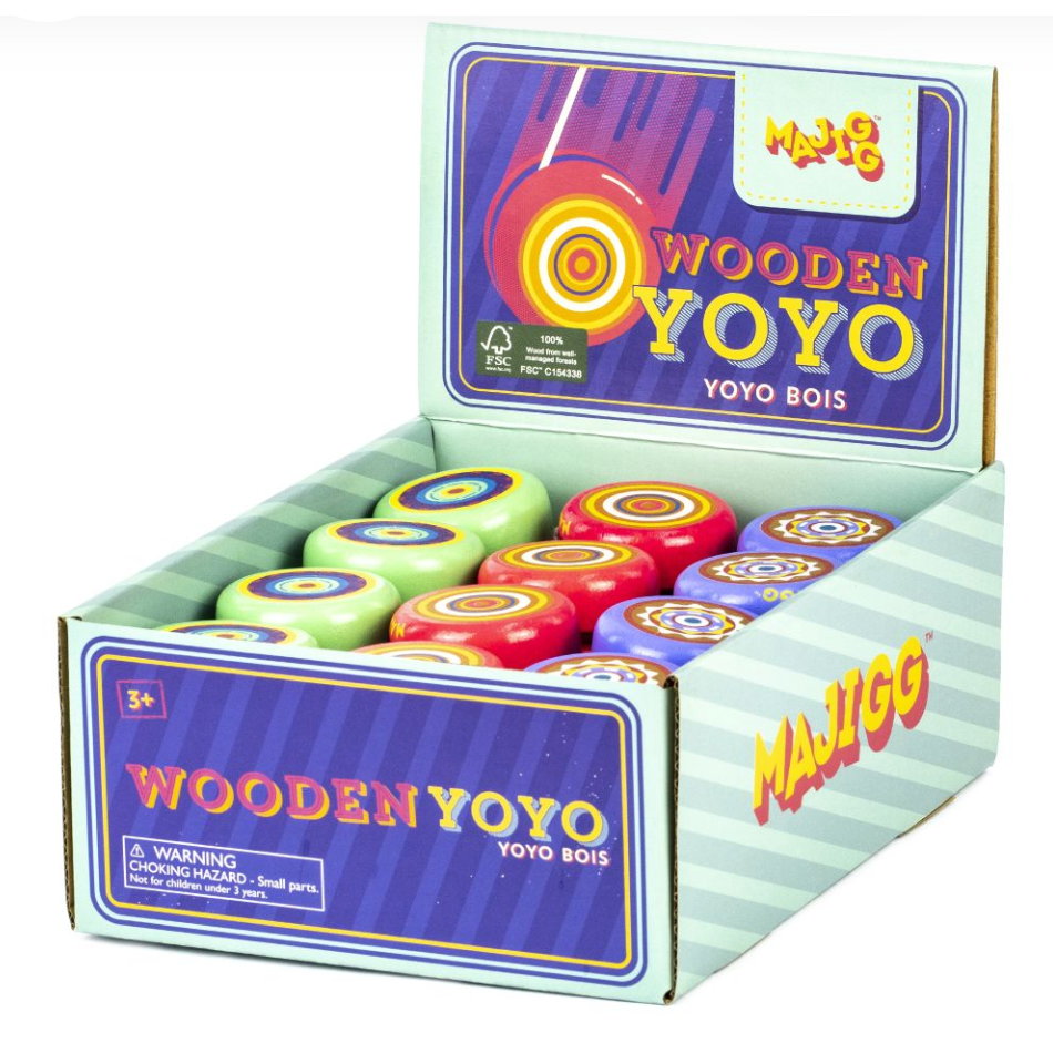 MAJIGG Wooden Yo-Yo-Keycraft Global-Little Giant Kidz