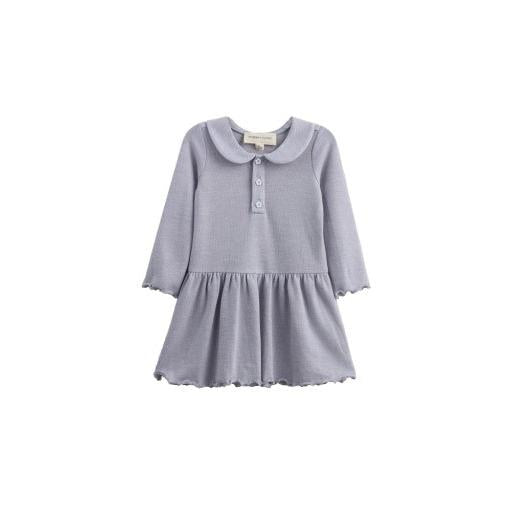Mabel + Honey Emma Dress-Blue-Mabel+Honey-Little Giant Kidz