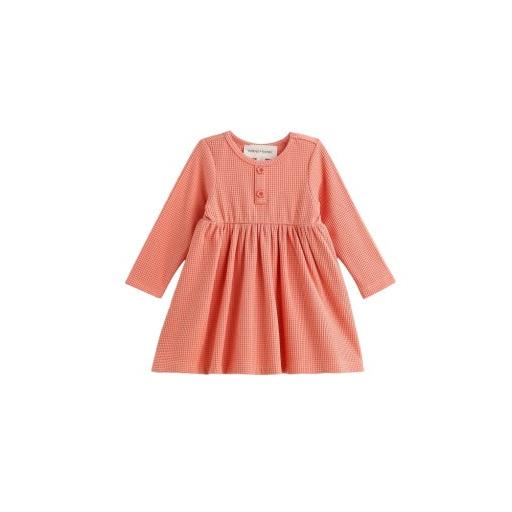 Mabel + Honey Persimmon Dress-Orange-Mabel+Honey-Little Giant Kidz