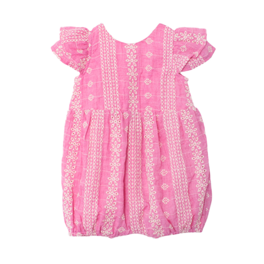 Mabel + Honey Pinkalicious Romper-MABEL+HONEY-Little Giant Kidz