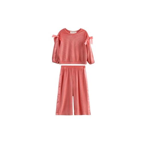 Mabel + Honey Poppy Rose 2 Pc Set-Orange-Mabel+Honey-Little Giant Kidz
