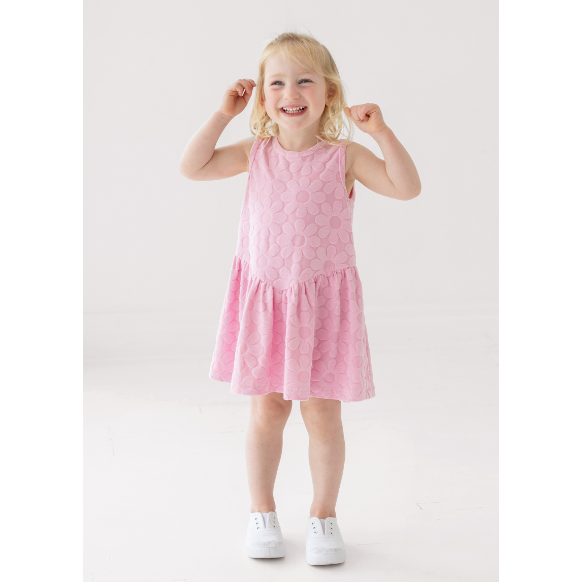 Mabel + Honey Tilly Dress- Pink-MABEL+HONEY-Little Giant Kidz