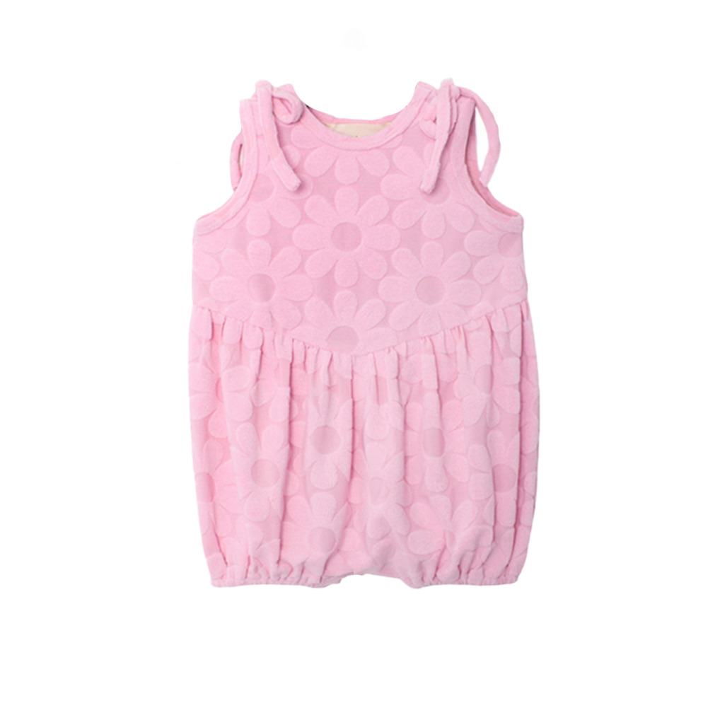 Mabel + Honey Tilly Romper- Pink-MABEL+HONEY-Little Giant Kidz