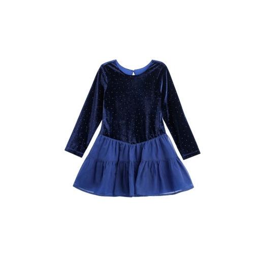 Mabel + Honey Velvet Dreams Dress-Navy-Mabel+Honey-Little Giant Kidz