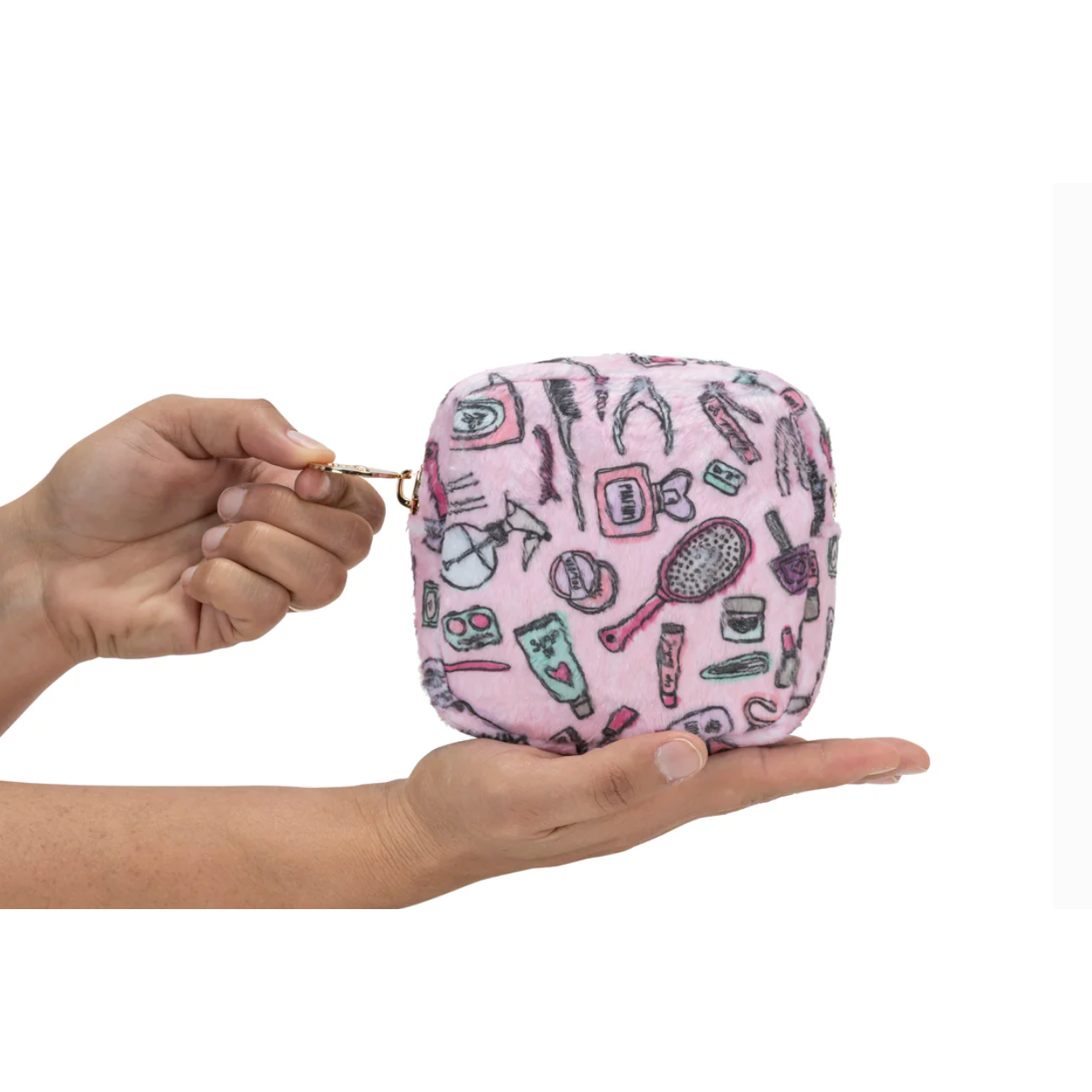Macaron + Me Plush Make- Up Pouch - Small-Macaron + Me-Little Giant Kidz