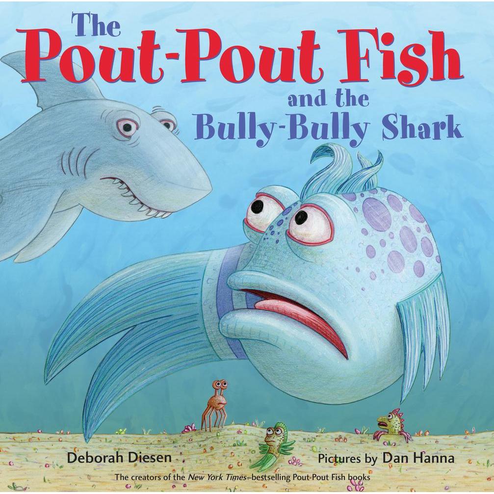 Macmillan Publishers: The Pout-Pout Fish & The Bully-Bully Shark (Hardcover Book)-MACMILLAN PUBLISHERS-Little Giant Kidz
